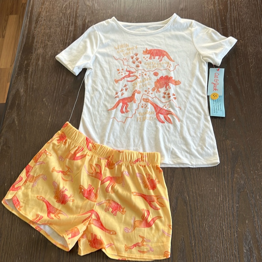 Boys Cat and Jack 2 Piece Pajama Shorts Set
